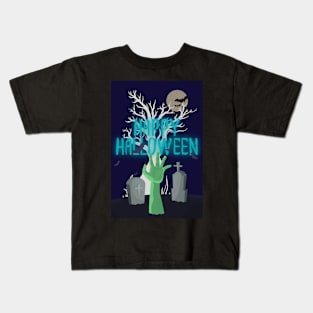 Hands emerging from the grave Kids T-Shirt